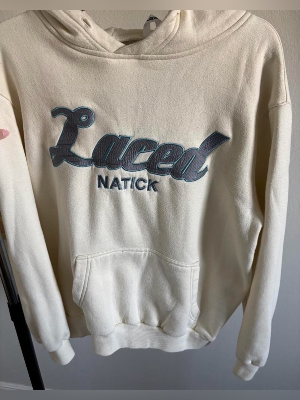 Lacerd Natick Cream Hoodie